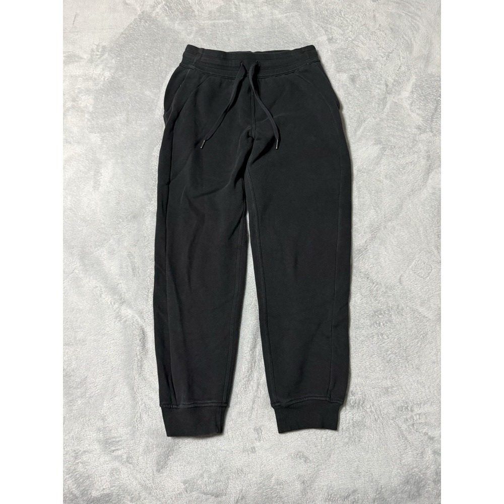 Lululemon Scuba Jogger Womens 6 Black High Rise Tapered Activewear Pants
